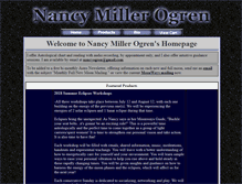 Tablet Screenshot of nancymillerogren.com